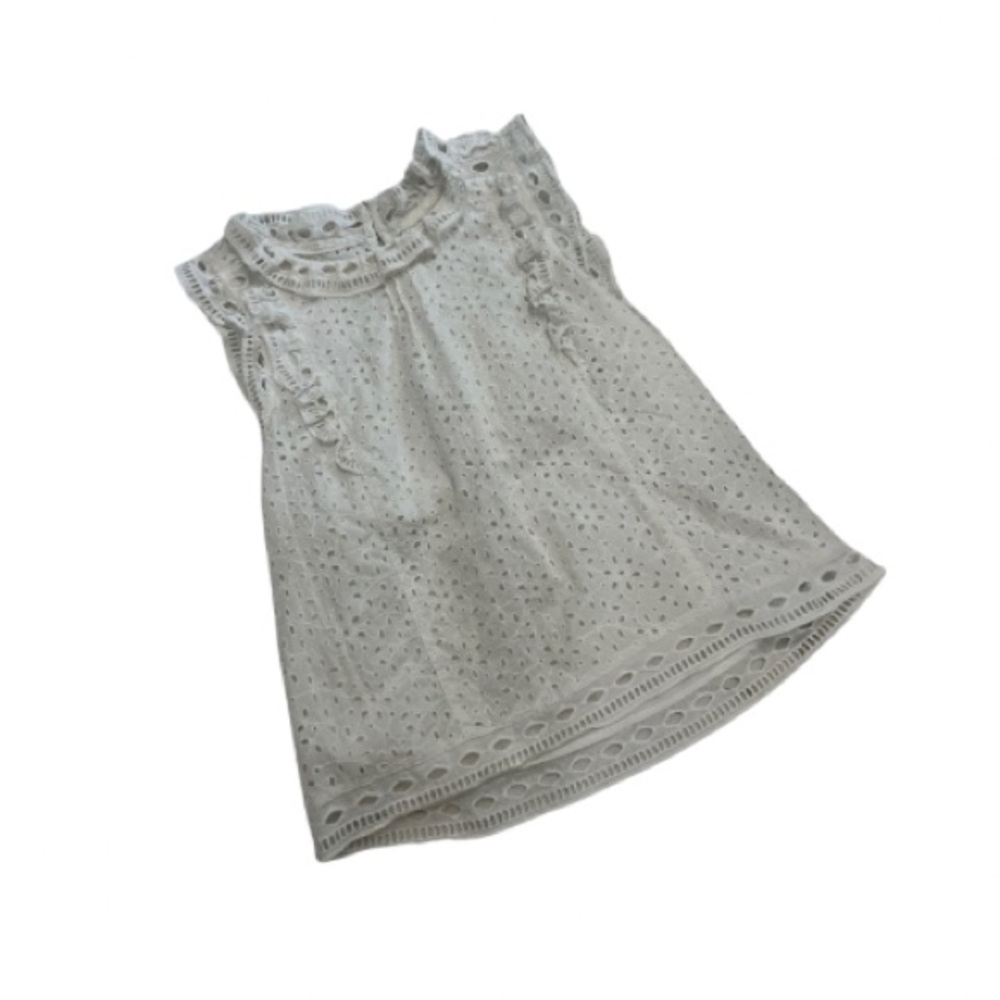 Maeve | white eyelet top
